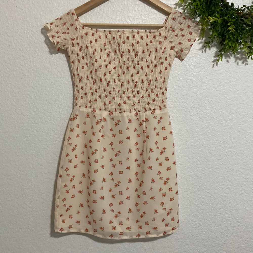 Superdown Elisa Floral Smocked Mini Dress